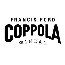 The image is a logo for the Francis Ford Coppola Winery. It features the company name in stylized font and design.