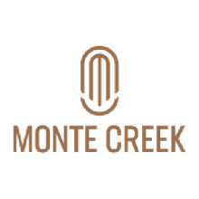 The image is an icon related to MONTE CREEK. It is a logo or symbol likely associated with MONTE CREEK WINERY based on the additional context provided. The design may include specific fonts and design elements.